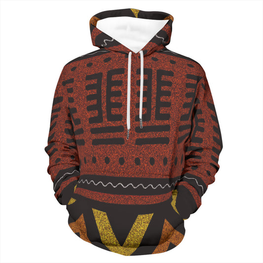 AGBEN RED Polyester Hoodie